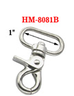 1" Round Corner Steel Metal Lobster Hooks: For Flat Rope