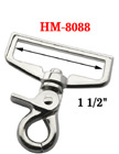 1 1/2" Wide Strap Lobster Clip Hooks: For Flat Rope