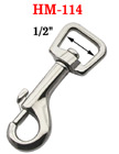 1/2" Semi-Square, Heavy-Duty Bolt Snaps: For Flat Straps HM-114/Per-Piece