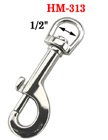 1/2" D-Head Heavy Load Bolt Snap Hooks: For Round Cords or Flat Straps HM-313/Per-Piece