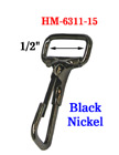 Non-Swivel Spring Hooks: For 1/2" Straps