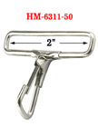 Wide Strap Non-Swivel Hooks: For 2" Straps