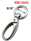 9/16" Circular Push Gate Metal Snap Hook For Round Rope