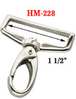 1 1/2" Heavy-Duty Push Gate Bolt Snaps For Flat Straps