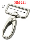 1" Rectangular Push Gate Cast Iron Snap Hooks For Flat Straps HM-221/Per-Piece