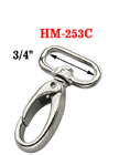 3/4" Small Wide Gate Snap Hooks For Flat Straps HM-253C/Per-Piece