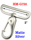 2" Wide Push Latch Fashion Bolt Snap Hooks For Flat Straps