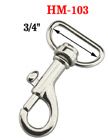 3/4" Flat Strap Small Bolt Snaps HM-103/Per-Piece