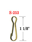 Small Order: Most Popular Spring Hooks: 1 1/8"