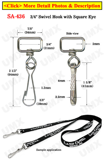 3/4 Small Size Side Release Plastic Buckles: For Straps