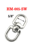 Heavy-Duty Swivel Double Rings: With5/8" Eye-Rings