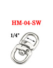 Most Popular Swivel Double Rings: With 1/4" Eye-Rings HM-04-SW/Per-Piece