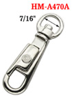 7/16" Small U-Sleeve Bolt Snap Hooks: For Round or Flat Rope HM-A470A/Per-Piece