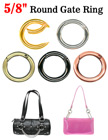 5/8" Round Gate Rings For Keychains, Purse, Handbag, Bag or Lanyard Straps