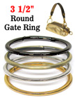 3 1/2" Super Large Steel Metal Key Holders, Loose Leaf Binder Rings, Sports Fabric Towel Holders