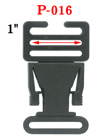 1" Ladder Lock Side Release Plastic Buckles: For Adjustable Length Fastening Straps