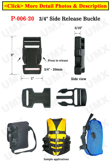 Small plastic sales clips for straps