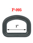 1" Heavy Duty Plastic D-Rings