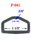 1 1/2" Hexagon Plastic Rings: Made of Heavy Duty Plastic