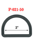 2 Jumbo Side Release Plastic Buckles For Wide Flat Straps