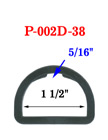 1 1/2" Large Size Indented Plastic D-Rings