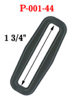 1 3/4" Large Size Plastic Rectangular Rings