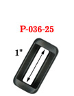 1" Medium Size Regular Plastic Rectangle Rings P-036-25/Per-Piece