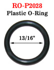 13/16" Plastic O-Ring: For Apparel, Lanyards and Craft Making RO-P2028/Per-Piece