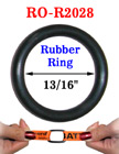 13/16" Great Seller Rubber O-Ring: For Apparel, Lanyards and Crafts Making RO-R2028/Per-Piece