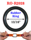 13/16" Great Seller Rubber O-Ring: For Apparel, Lanyards and Crafts Making