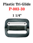 1 1/4" Popular Size Plastric Tri-Glide Strap Buckles P-003-30/Per-Piece