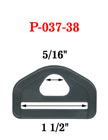1 1/2" Large Size Single Bars Hexagon Heavy Duty Plastic  Rings P-037-38/Per-Piece