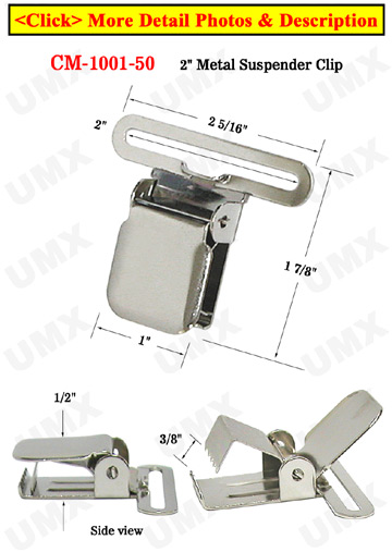 Metal Suspender Clip