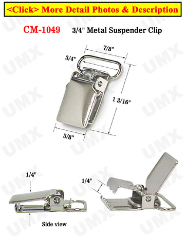 Bulk Metal Suspender Clips At Wholesale Low Price 