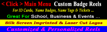 Custom Badge Reels: Retractable ID Holders, Name Badges