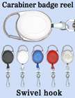 Carabiner Retractable  Swivel Hooks For Small Hardware Accessories