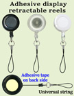 Low Cost Special Event Display Retractable Event Display Reels With Universal Strings and Adhesive Backing RT-61-CP/Per-Piece