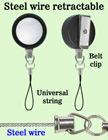 Durable Steel Cable String Reels With Retractable Mobile Phone Strings