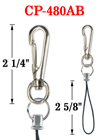 Bolt Snap Hook With Heavy Duty Universal String