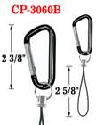 Carabiner With Heavy Duty Universal String For Small Tools