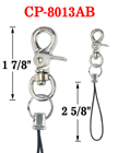 Lobster Hook With Heavy Duty Universal String CP-8013AB/Per-Piece