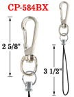 Big Snap Hook With Extra Long Universal String