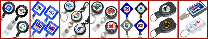 Custom Badge Reels: Retractable ID Holders, Name Badges 